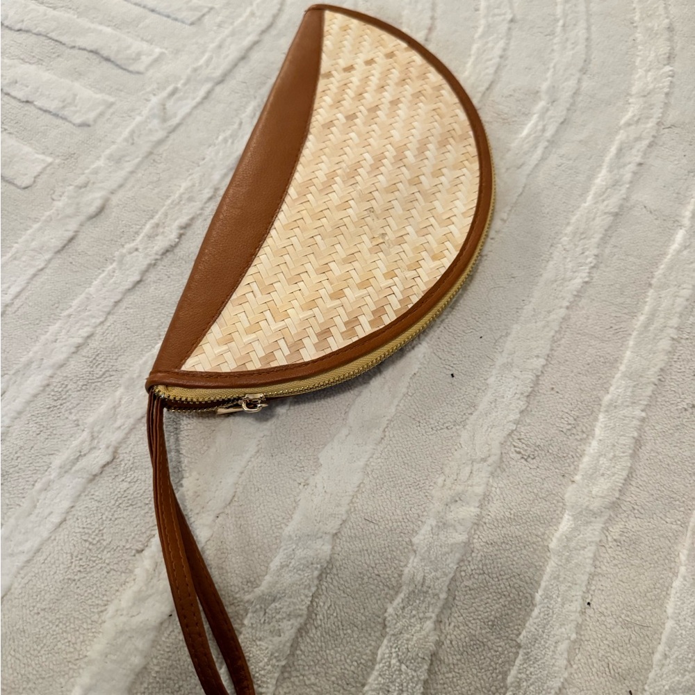 Elegant Brown and Tan Clutch